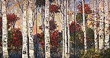 landscape At the Lake - triptych